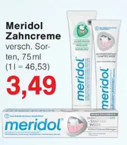 Wiglo Wunderland Meridol Zahncreme Angebot