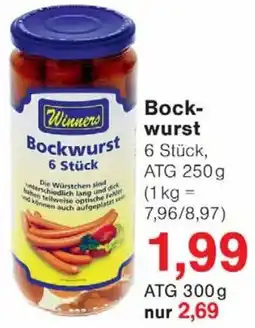 Wiglo Wunderland Winners Bockwurst Angebot