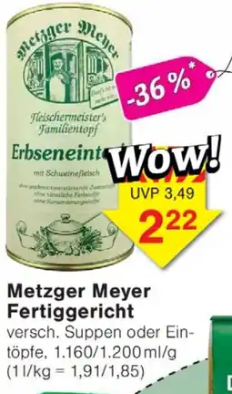 Wiglo Wunderland Metzger Meyer Fertiggericht Angebot
