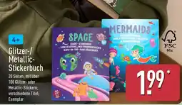 Aldi Nord Glitzer-/ Metallic- Stickerbuch Angebot