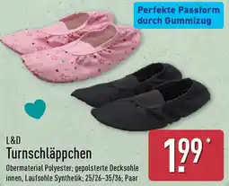 Aldi Nord L&D Turnschläppchen Angebot