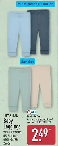 Aldi Nord LILY & DAN Baby- Leggings Angebot