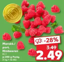 Kaufland Marokk./ port. Himbeeren Angebot