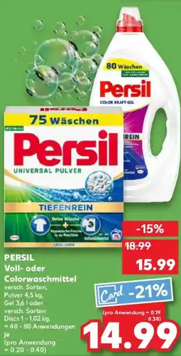 Kaufland PERSIL Voll- oder Colorwaschmittel Angebot