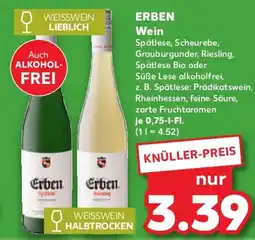 Kaufland ERBEN Wein Angebot