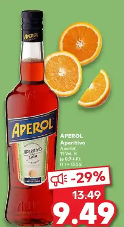 Kaufland APEROL Aperitivo Angebot