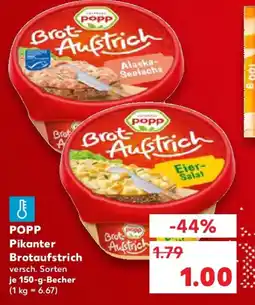 Kaufland POPP Pikanter Brotaufstrich Angebot