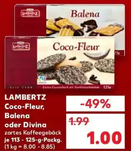 Kaufland LAMBERTZ Coco-Fleur, Balena oder Divina Angebot