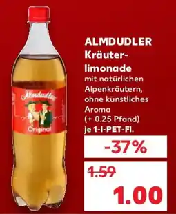 Kaufland ALMDUDLER Kräuter- limonade Angebot