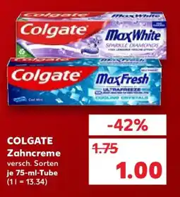 Kaufland COLGATE Zahncreme Angebot