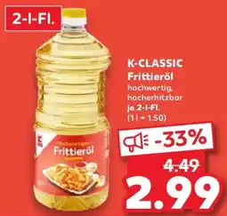 Kaufland K-CLASSIC Frittieröl Angebot
