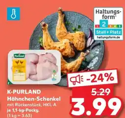 Kaufland K-PURLAND Hähnchen-Schenkel Angebot