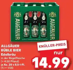 Kaufland ALLGÄUER BÜBLE BIER Edelbräu Angebot