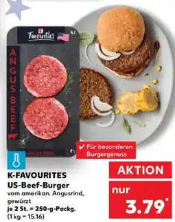 Kaufland K-FAVOURITES US-Beef-Burger Angebot