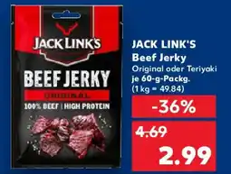 Kaufland JACK LINK'S Beef Jerky Angebot