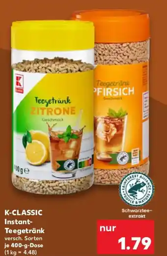 Kaufland K-CLASSIC Instant- Teegetränk Angebot