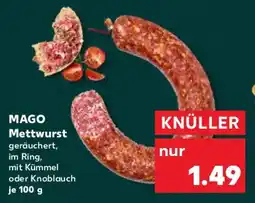 Kaufland MAGO Mettwurst Angebot