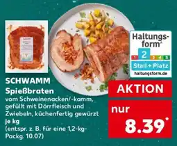 Kaufland SCHWAMM Spießbraten Angebot