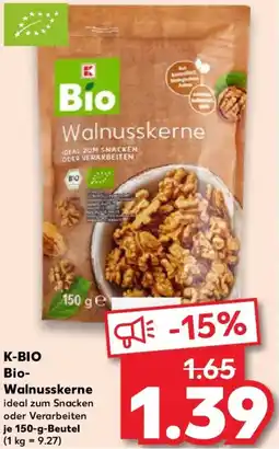 Kaufland K-BIO Bio- Walnusskerne Angebot