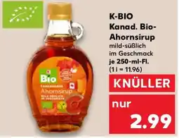 Kaufland K-BIO Kanad. Bio- Ahornsirup Angebot