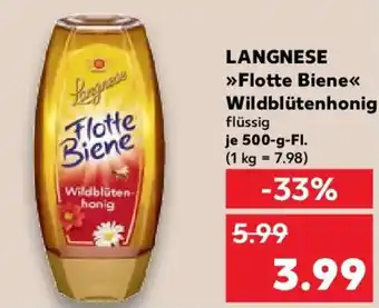 Kaufland LANGNESE Flotte Biene Wildblütenhonig Angebot