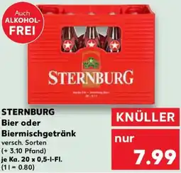 Kaufland STERNBURG Bier oder Biermischgetränk Angebot