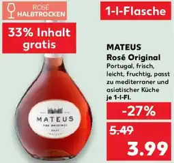 Kaufland MATEUS Rosé Original Angebot
