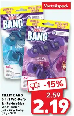 Kaufland CILLIT BANG 6 in 1 WC-Duft- & -Farbspüler Angebot