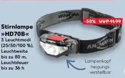 Kaufland SWITCH ON Stirnlampe HD70B Angebot