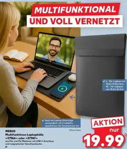 Kaufland MEBUS Multifunktions-Laptophülle 37966 oder 37967 Angebot