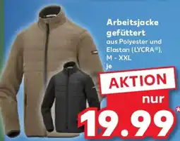 Kaufland PARKSIDE Arbeitsjacke gefüttert Angebot
