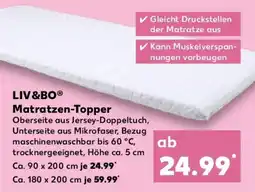 Kaufland LIV&BO Matratzen-Topper Angebot