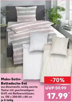 Kaufland Mako-Satin- Bettwäsche-Set Angebot