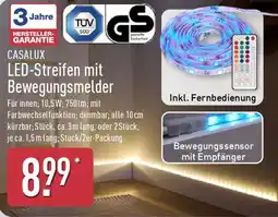 Aldi Nord CASALUX LED-Streifen mit Bewegungsmelder Angebot