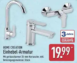 Aldi Nord HOME CREATION Einhebel-Armatur Angebot