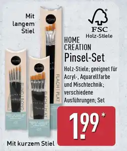 Aldi Nord HOME CREATION Pinsel-Set Angebot