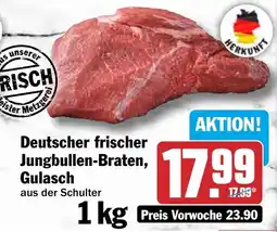 HIT Deutscher frischer Jungbullen-Braten, Gulasch Angebot