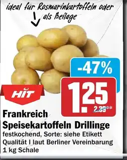 HIT HIT Frankreich Speisekartoffeln Drillinge Angebot