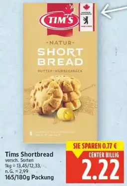 E-Center Tims Shortbread Angebot