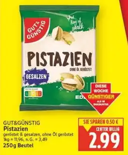 E-Center GUT&GÜNSTIG Pistazien Angebot