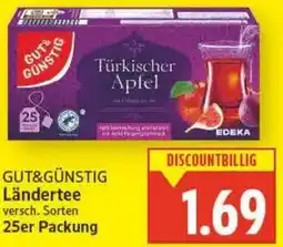 E-Center GUT&GÜNSTIG Ländertee Angebot