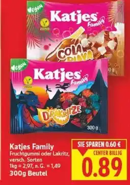 E-Center Katjes Family Fruchtgummi oder Lakritz Angebot