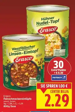 E-Center Erasco Feinschmeckereintöpfe Angebot
