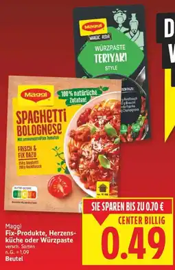 E-Center Maggi Fix-Produkte, Herzens- küche oder Würzpaste Angebot