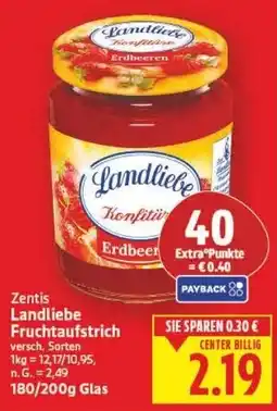 E-Center Konfitü Landliebe Fruchtaufstrich Angebot