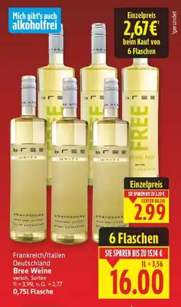 E-Center Frankreich/Italien Deutschland Bree Weine Angebot