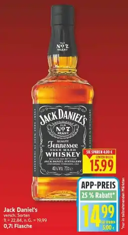 E-Center Jack Daniel's Angebot
