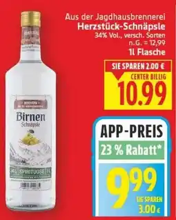 E-Center Herzstück-Schnäpsle Angebot