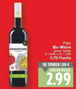 E-Center Pfalz Bio-Weine Angebot