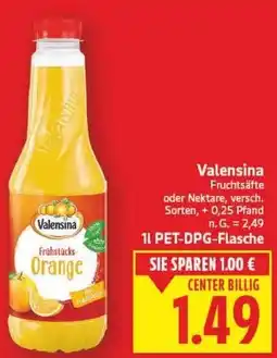 E-Center Valensina Fruchtsäfte oder Nektare Angebot